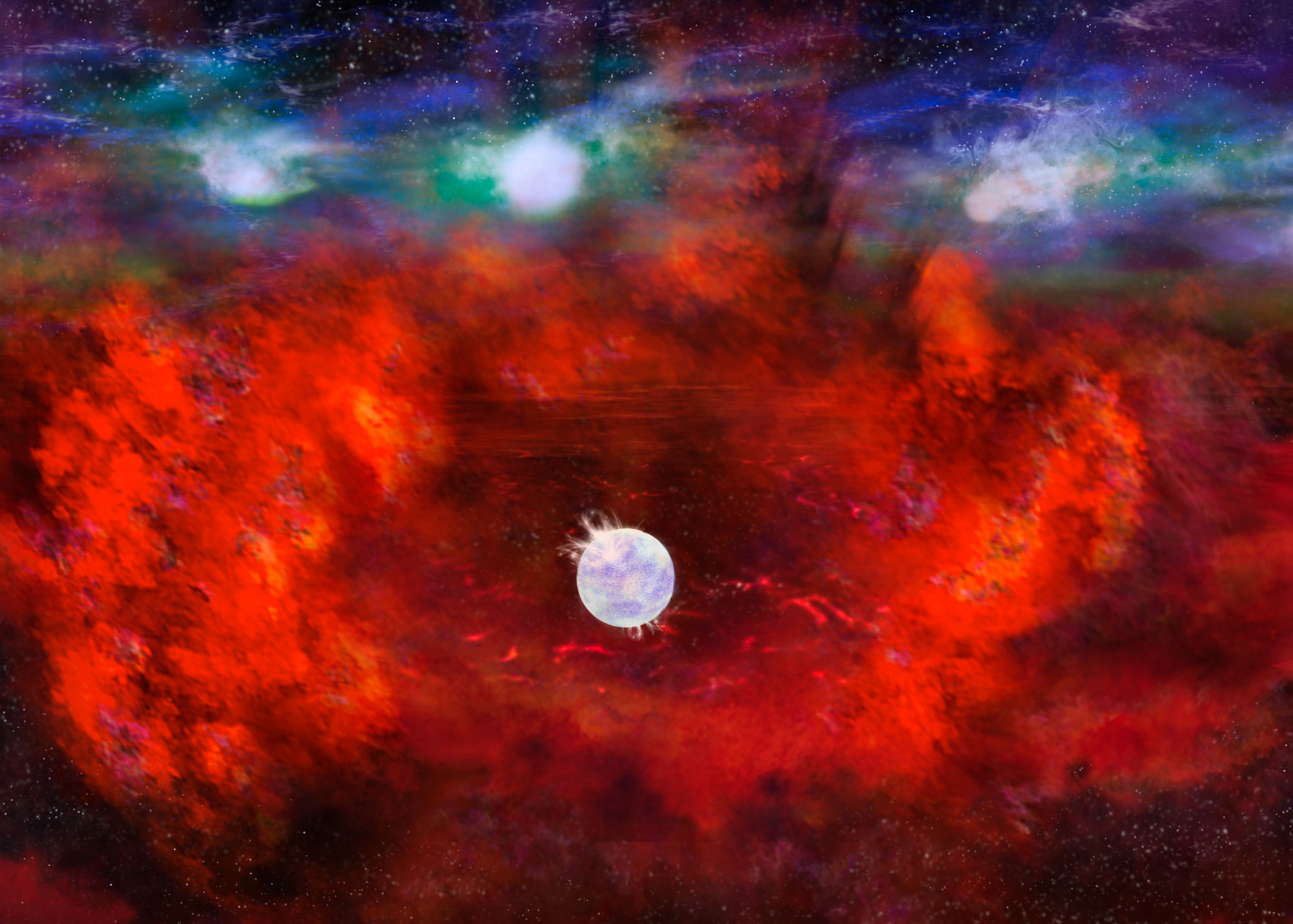 Neutron star in Supernova 1987A