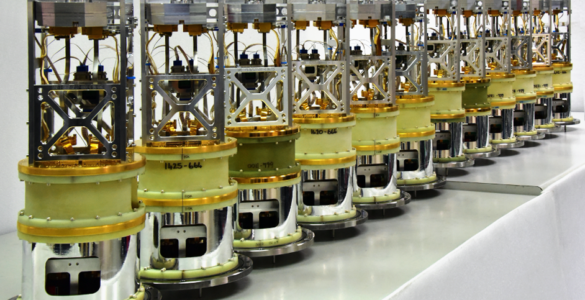 A line of cartridges for the Band 1 ALMA receivers