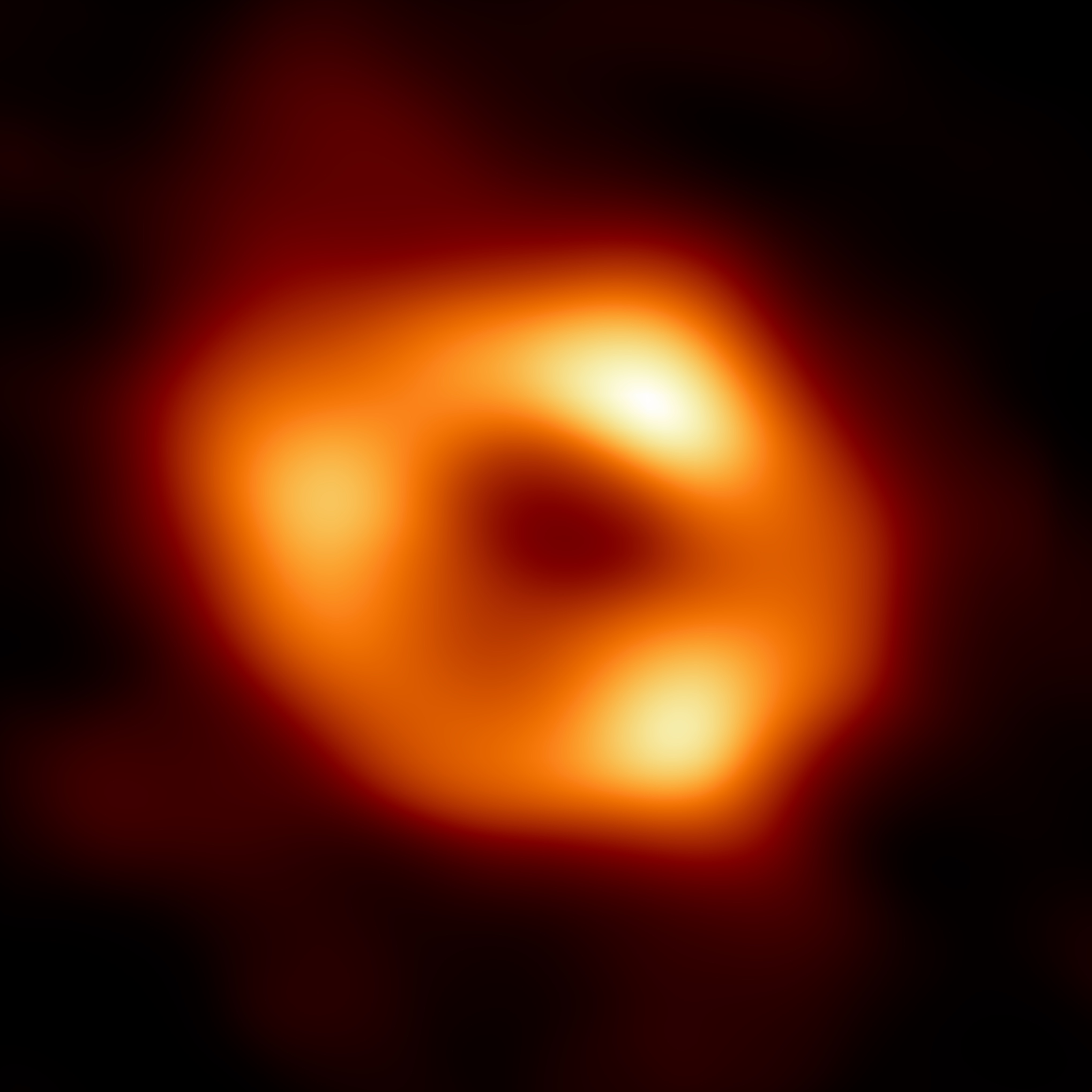 Radio image sale of black hole