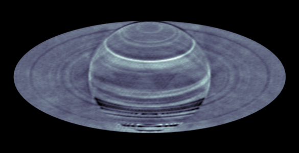 VLA Finds Megastorms on Saturn Disrupt Gas Giant’s Deep Atmosphere in Surprising Ways