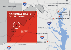 Over 99.5% of residents in the National Radio Quiet Zone can now receive satellite internet service