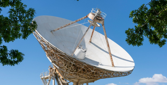VLBA Antenna in North Liberty, Iowa
