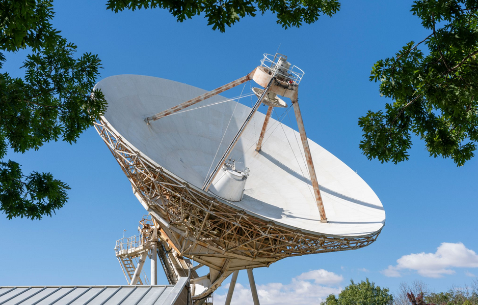 VLBA Antenna in North Liberty, Iowa