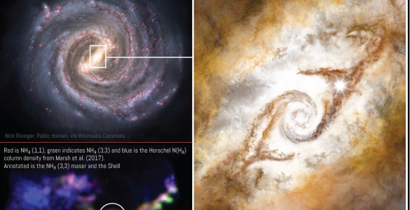 Astronomers Discover Massive Molecular Cloud Hidden in Milky Way